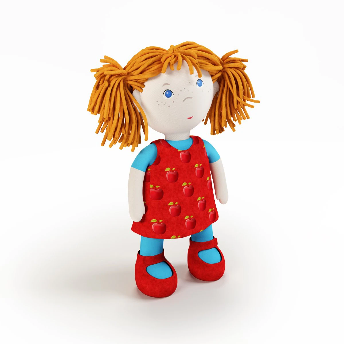 doll 3D Model .c4d .max .obj .3ds .fbx .stl .blend 