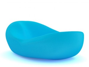 pouf blue 3D Модель