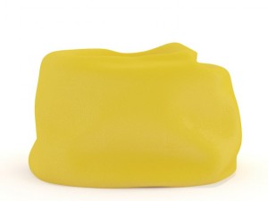pouf yellow 3D Model