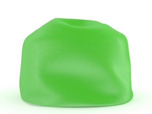 pouf green 3D मॉडल