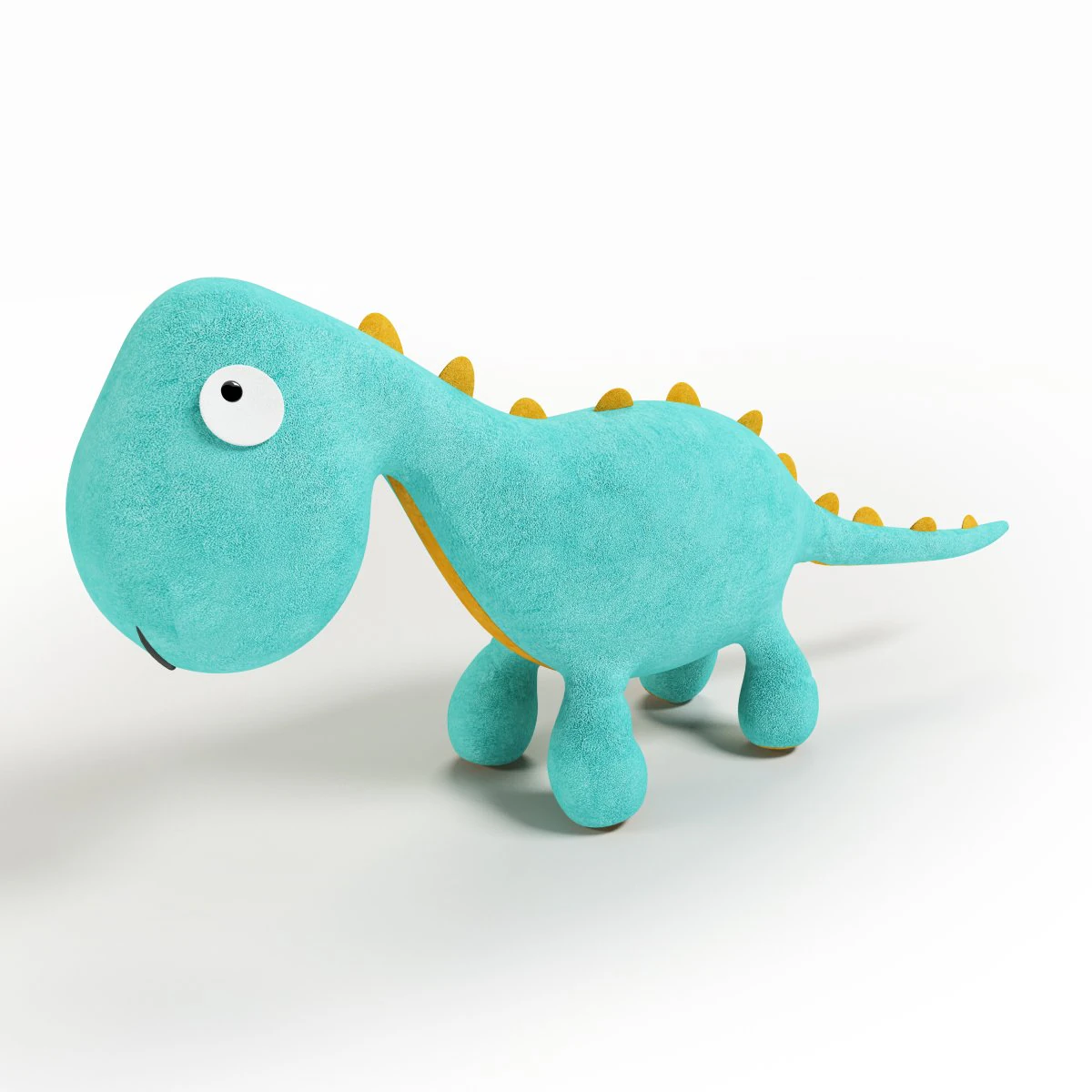 dino mascot 3D Model .c4d .max .obj .3ds .fbx .stl .blend