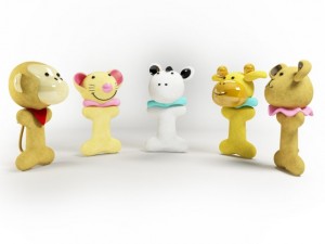 rattles Modèle 3D