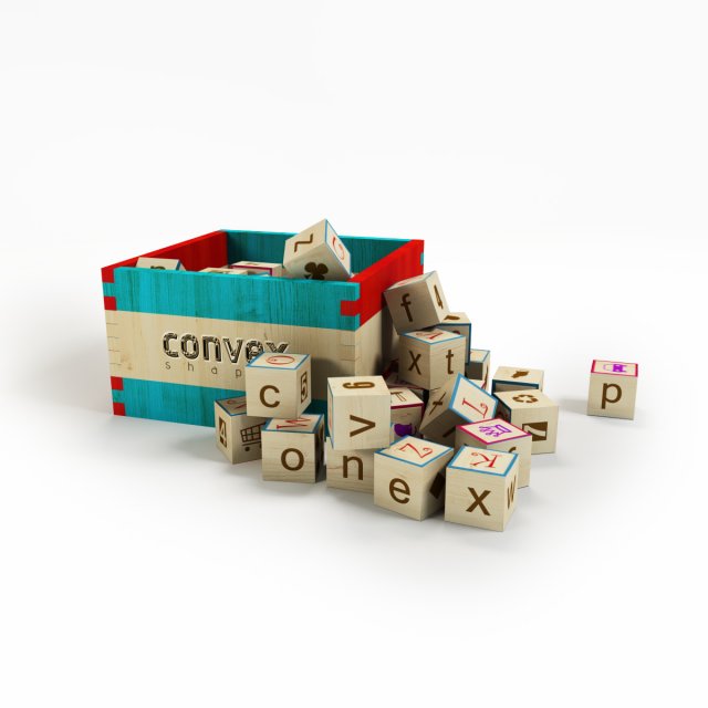 blocks toy 3D Model .c4d .max .obj .3ds .fbx .stl .blend