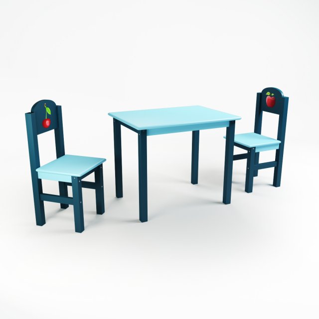 kids furniture 3D Model .c4d .max .obj .3ds .fbx .stl .blend 