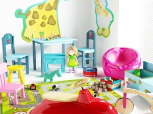 mobile baby toy 3D Model