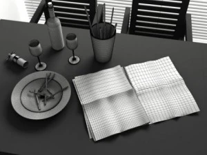 convexshapes kitchen decoration volume 1 3D Model