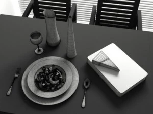convexshapes kitchen decoration volume 1 3D Model