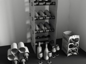 convexshapes kitchen decoration volume 1 3D Model