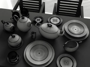convexshapes kitchen decoration volume 1 3D Model