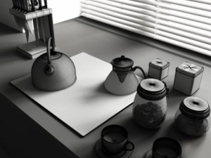convexshapes kitchen decoration volume 1 3D Model