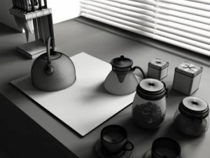 convexshapes kitchen decoration volume 1 3D Model