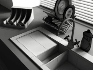 convexshapes kitchen decoration volume 1 3D Model