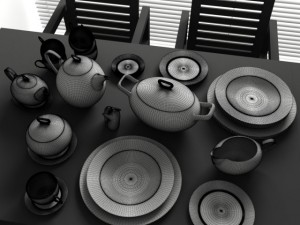 convexshapes kitchen decoration volume 1 3D Model