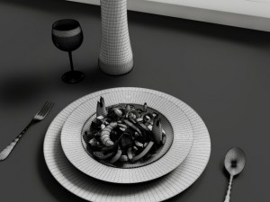 convexshapes kitchen decorationsset2 3D Модель