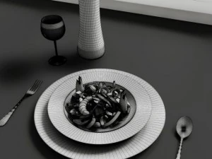 convexshapes kitchen decorationsset2 3D Model