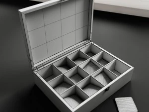 set di decorazioni per cucina con forme convesse3 Modello 3D