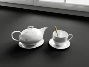 set di decorazioni per cucina con forme convesse3 Modello 3D