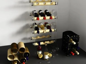 convexshapes kitchen decorationsset4 3D Model