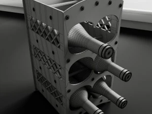 convexshapes kitchen decorationsset4 3D Model