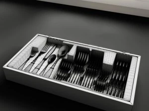 convexshapes kitchen decorationsset5 3D Model