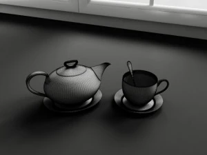 convexshapes kitchen decorationsset6 3D Model