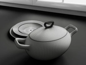 convexshapes kitchen decorationsset6 3D Model