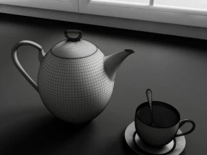 convexshapes kitchen decorationsset6 3D Model