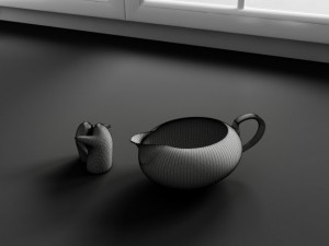 convexshapes kitchen decorationsset6 Model 3D