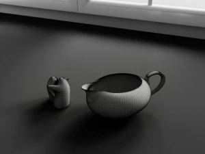 convexshapes kitchen decorationsset6 3D Model