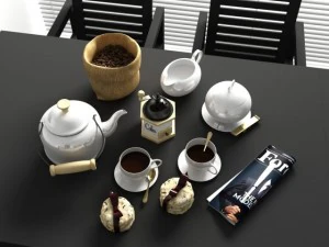 convexshapes kitchen decorationsset8 3D Model