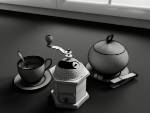 convexshapes kitchen decorationsset8 3D Модель