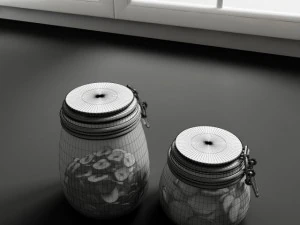 convexshapes kitchen decorationsset9 3D Model