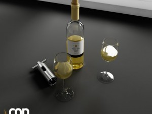 convexshapes   kitchen decorations  wine 3D Model