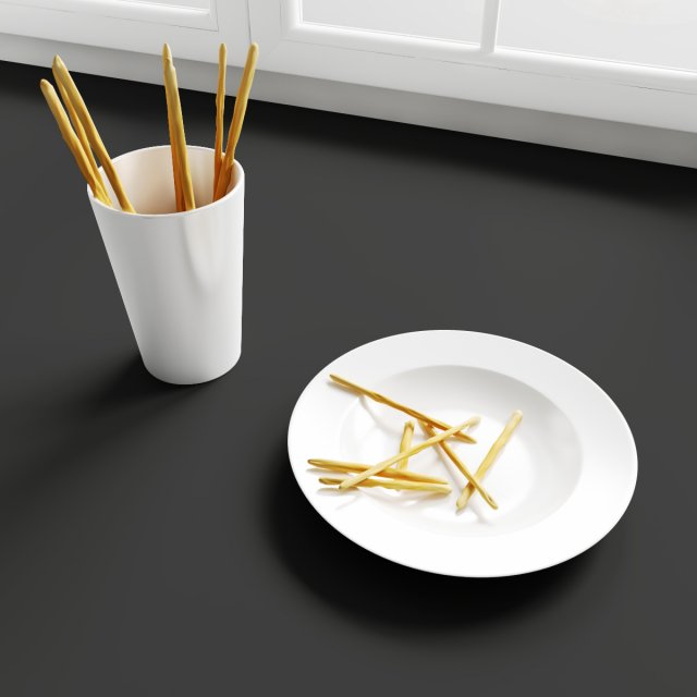 convexshapes kitchen decorations snack 3D Model .c4d .max .obj .3ds .fbx .stl .blend