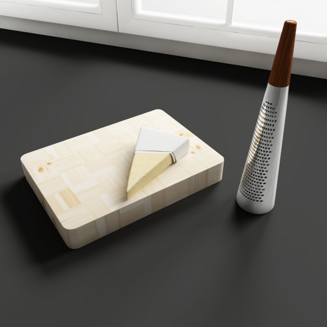 convexshapes   kitchen decorations  parmesan Modèle 3D .c4d .max .obj .3ds .fbx .stl .blend 