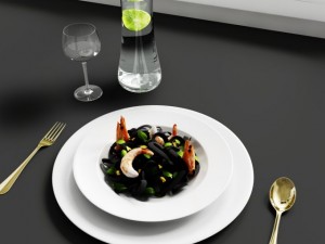 convexshapes  kitchen decorations  frutti di mare 3D Модель