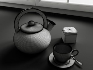 convexshapes   kitchen decorations  tea break 3D 模型