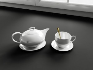 convex  kitchen decorations  teapot  cup Modèle 3D