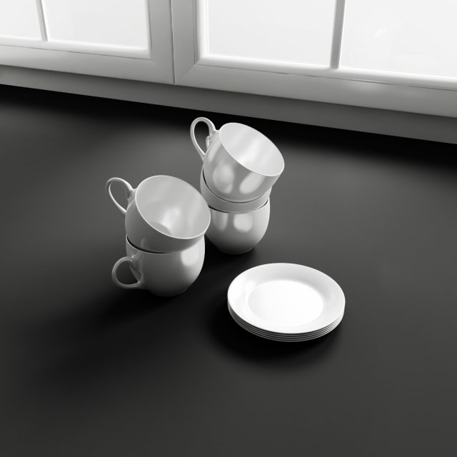 convexshapes   kitchen decorations  cups 3D 모델 .c4d .max .obj .3ds .fbx .stl .blend 
