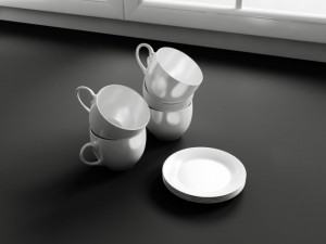 convexshapes   kitchen decorations  cups 3D Модель