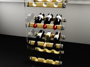 convexshapes   kitchen decorations  wine rack 3D Модель