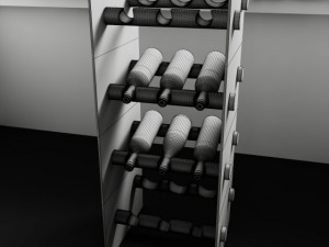 convexshapes   kitchen decorations  wine rack 3D Model