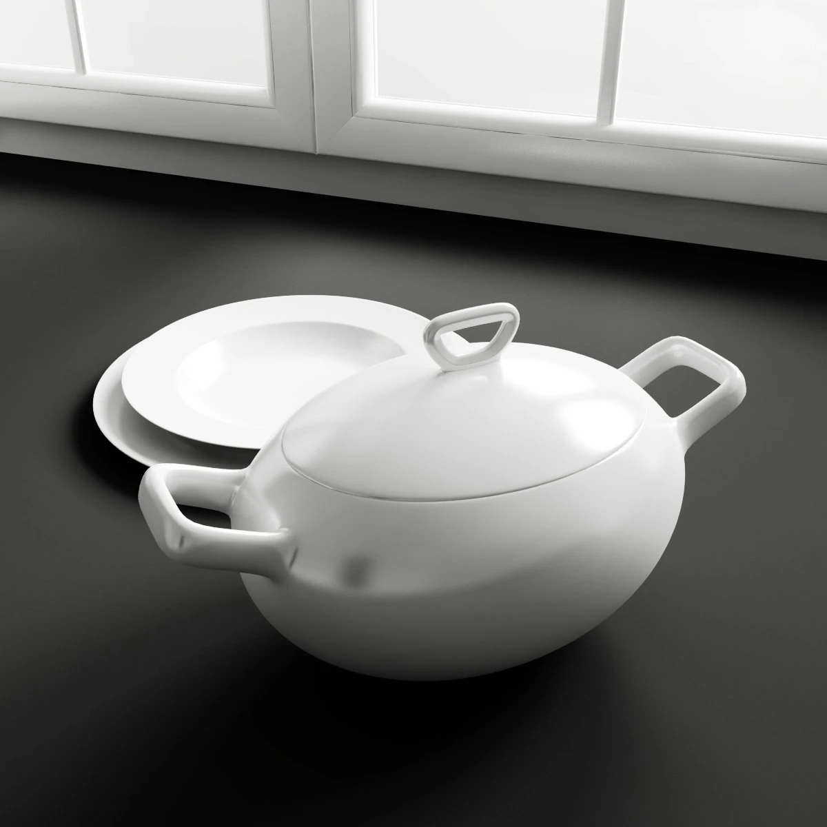convexshapes   kitchen decorations  soup tureen 3D Model .c4d .max .obj .3ds .fbx .stl .blend 