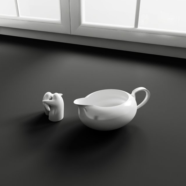 convex kitchen decorations  salty peppery sauce 3D Модель .c4d .max .obj .3ds .fbx .stl .blend 