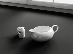 bolle keukendecoratie zoute pepersaus 3D Model