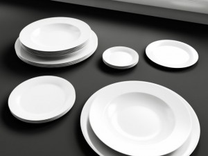 convexshapes  kitchen decorations  dinner plates Modèle 3D