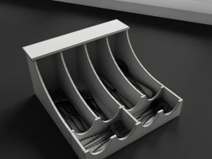 convexshapes   kitchen decorations  cutlery box 3D Model