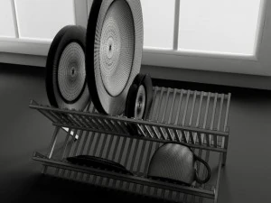 convexshapes   kitchen decorations  dish drainer 3D Model