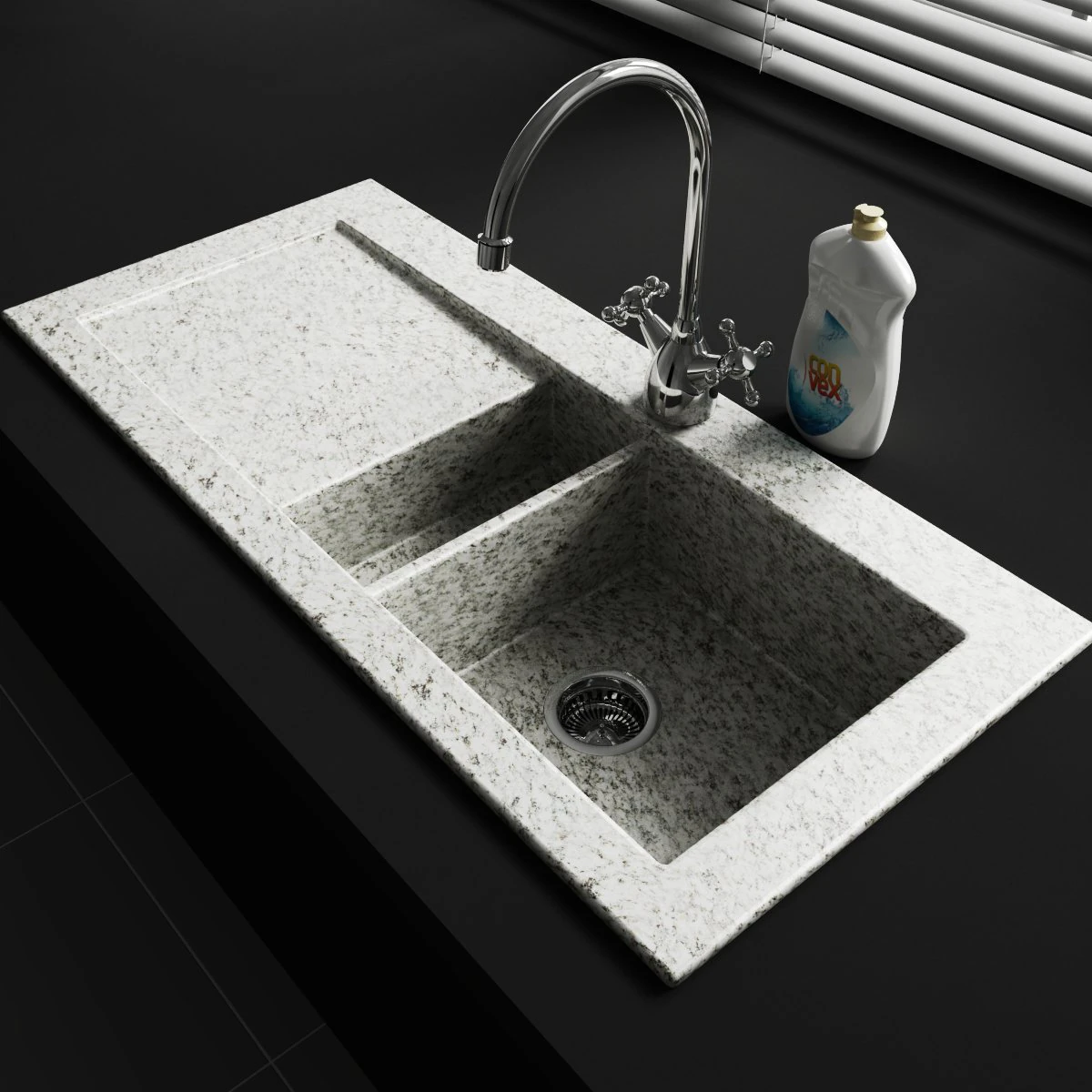 convexshapes kitchen decorations sink 3D Model .c4d .max .obj .3ds .fbx .stl .blend
