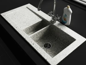 Pia de decora&ccedil;&otilde;es de cozinha em formas convexas Modelo 3D